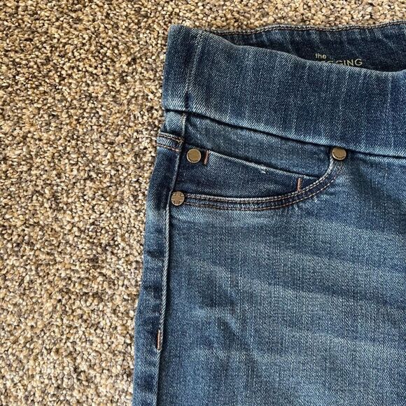 Liverpool Skinny Legging Jeans Women's 6 Dark Wash Denim Pull-On Stretch Retro - Picture 4 of 7